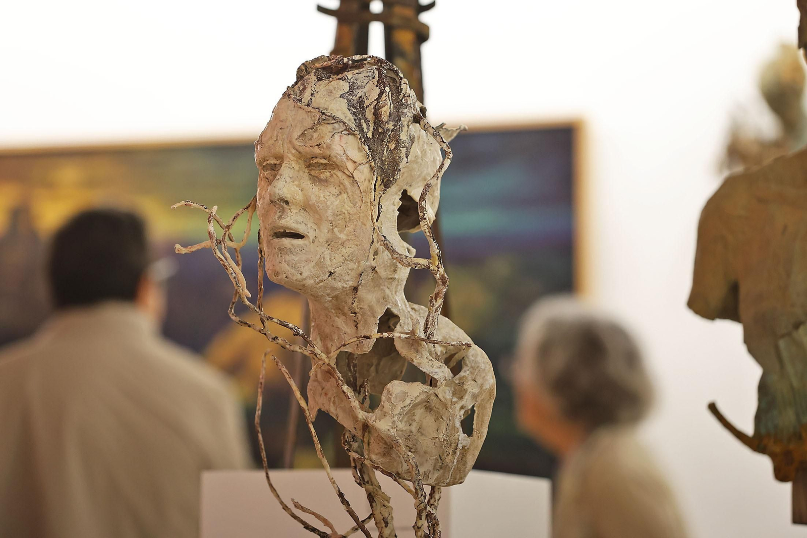 Imágenes de la inauguración de la muestra 'Camino de Perfección' del pintor Antonio Belmonte