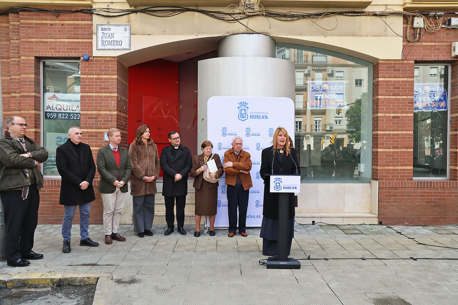 Las fotografías de la rotulación del Rincón de Juan Romero