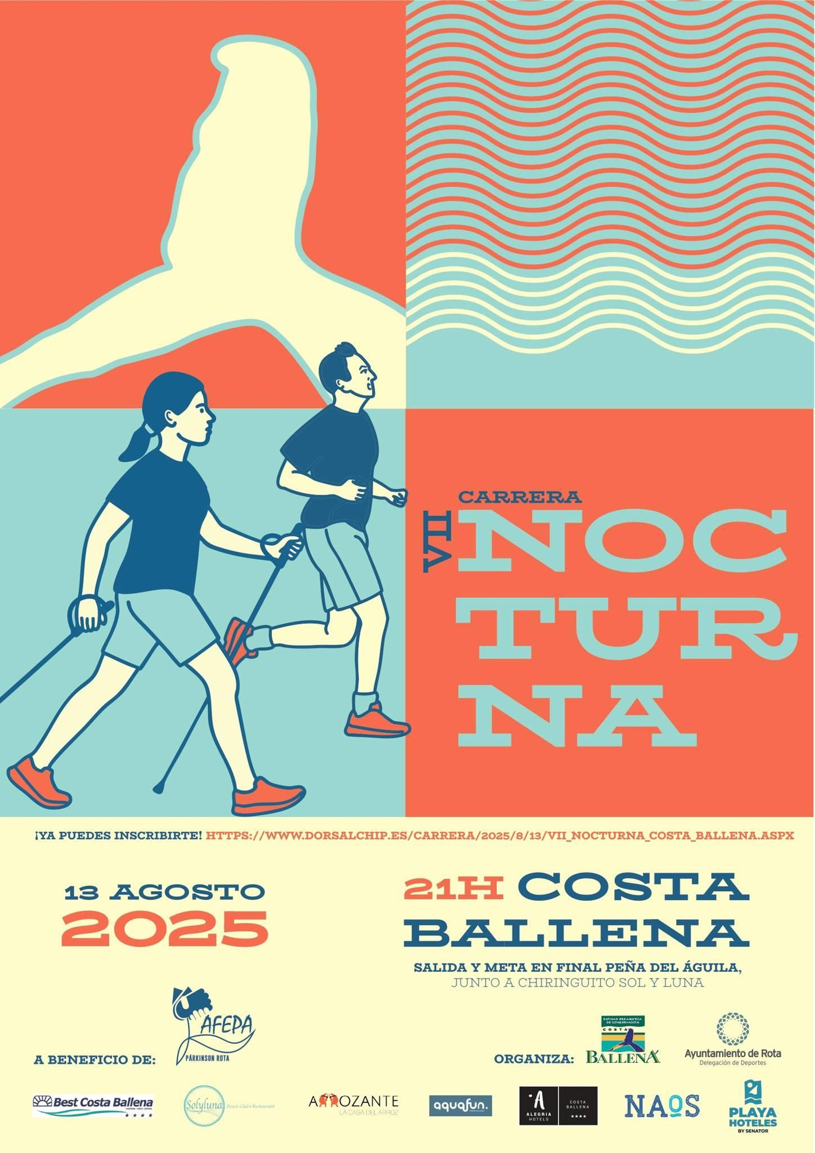 VII Carrera Nocturna, en Costa Ballena. Rota.