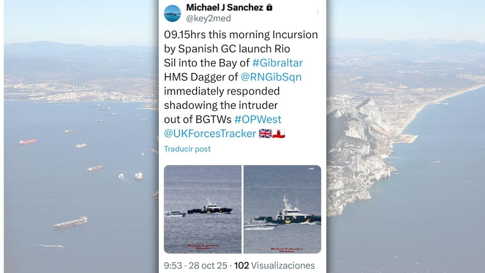 Captura del post en X del observador Michael J. Sanchez.