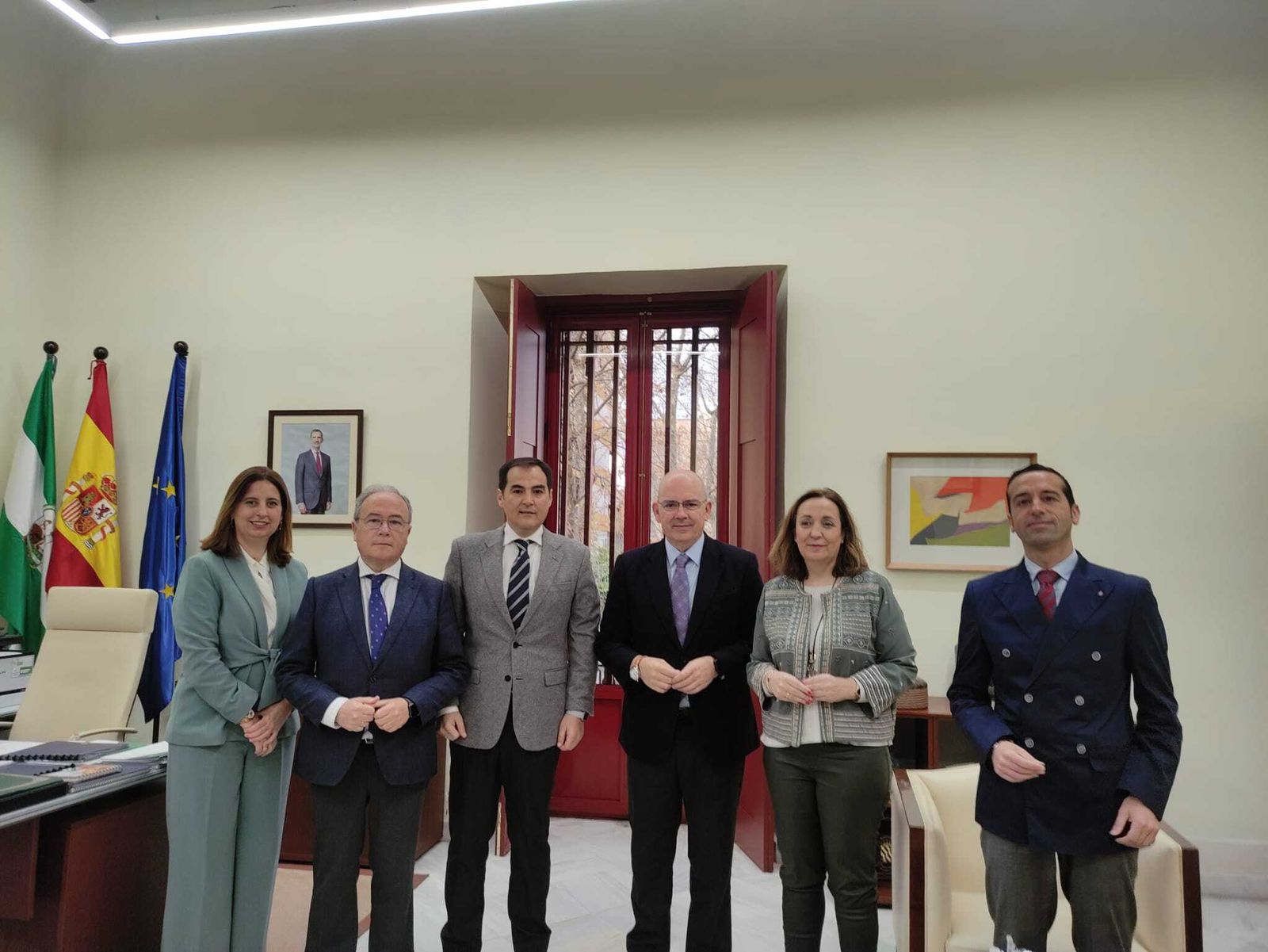 Reunión con el consejero de Justicia.