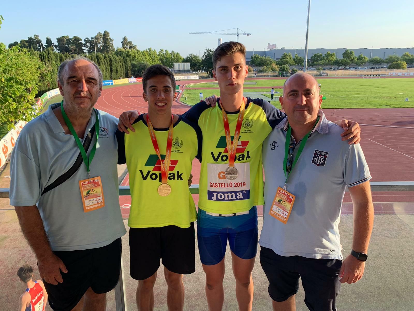 Medina, Piñero, Guerrero y Arjona, en Castellón.