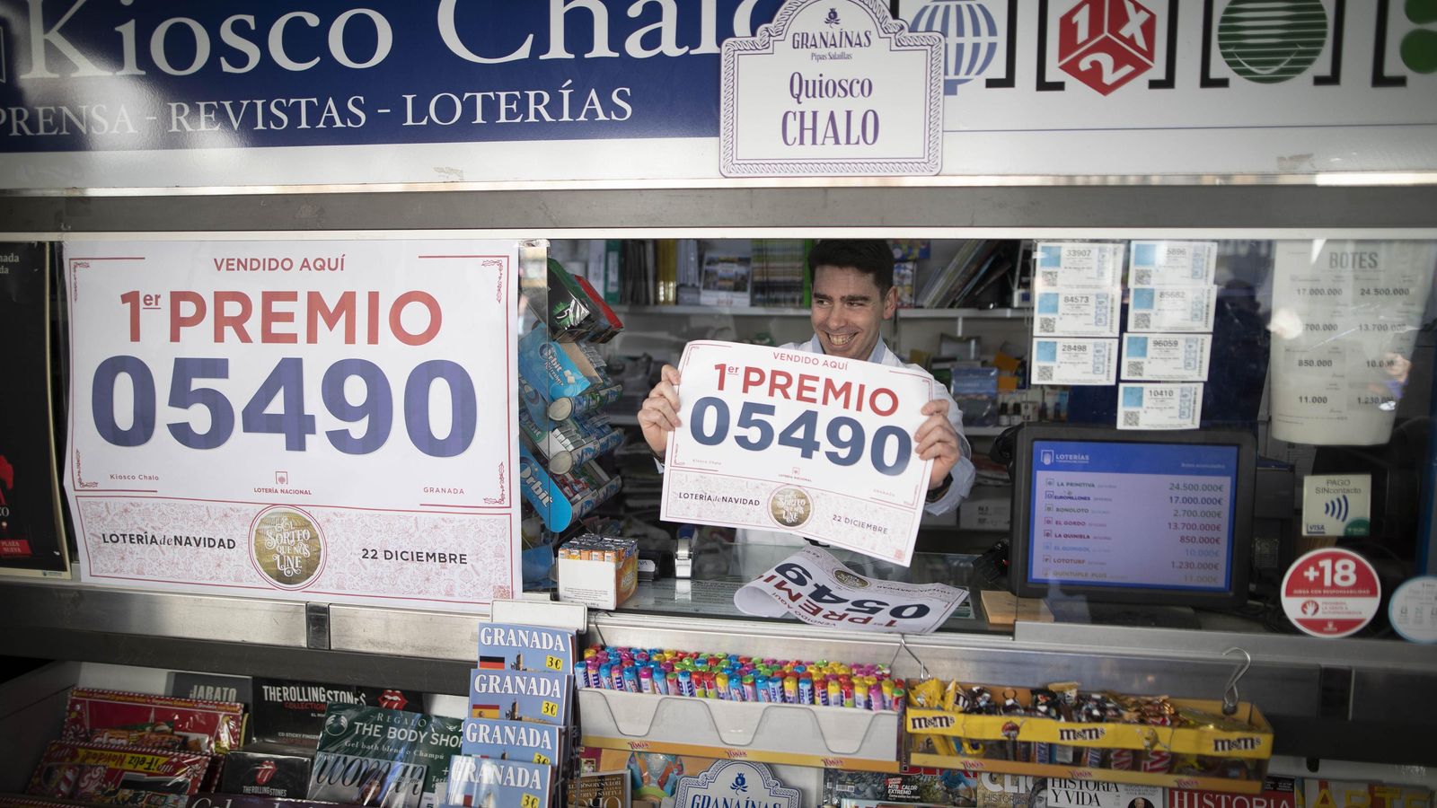 El Kiosko El Chalo es uno de los puntos más afortunados de la capital en los últimos años