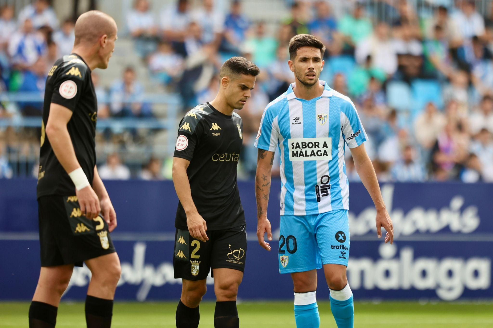 El Málaga CF-AD Ceuta, en fotos