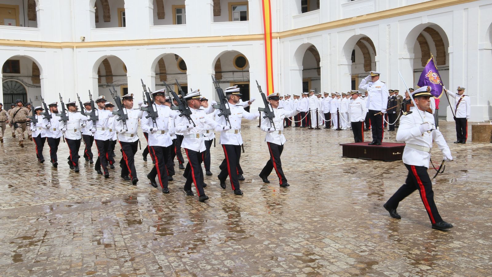 Acto de lectura de leyes penales celebrado en San Fernando.