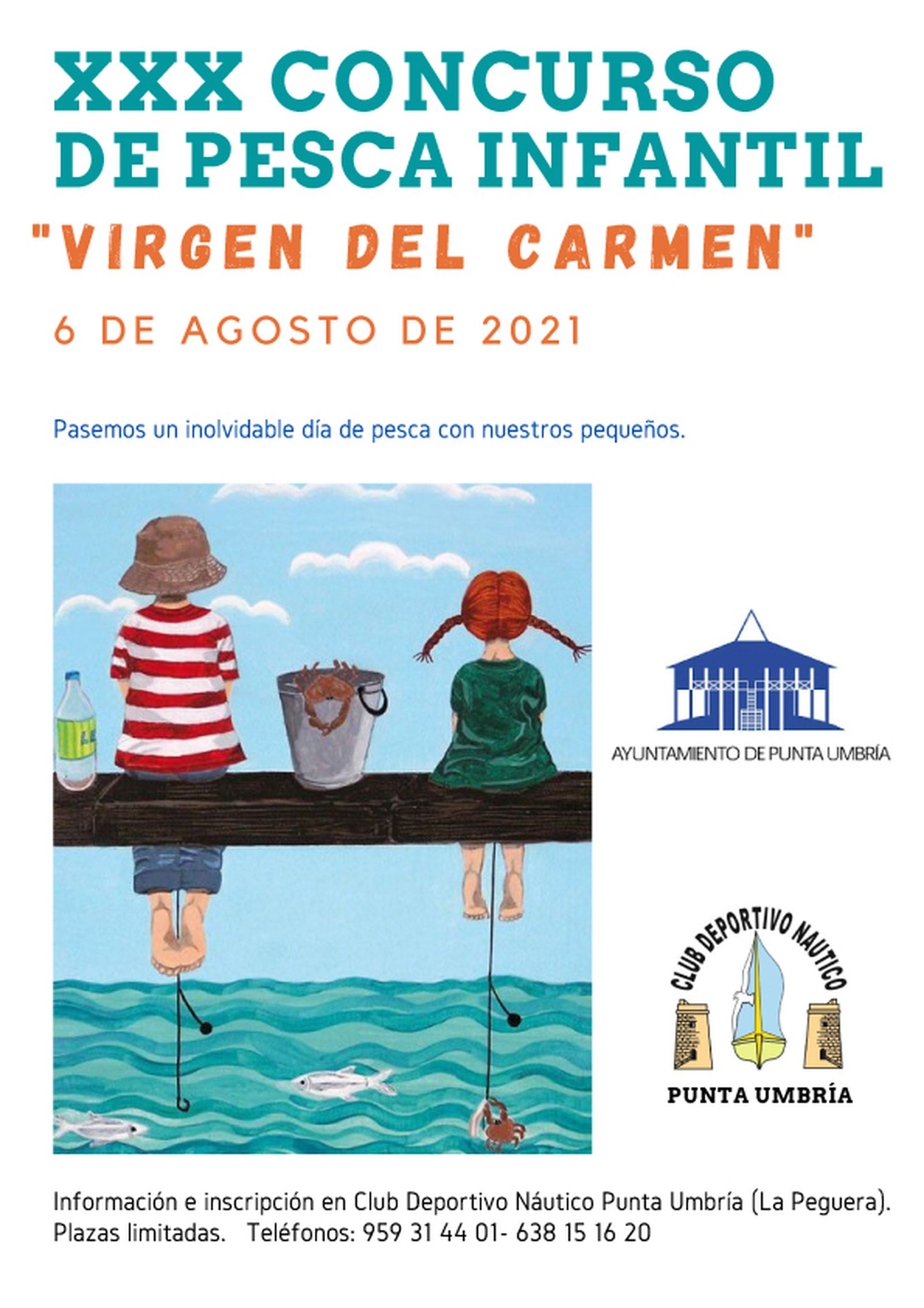 El Ayuntamiento y el Náutico de Punta Umbría organizan un concurso de pesca infantil