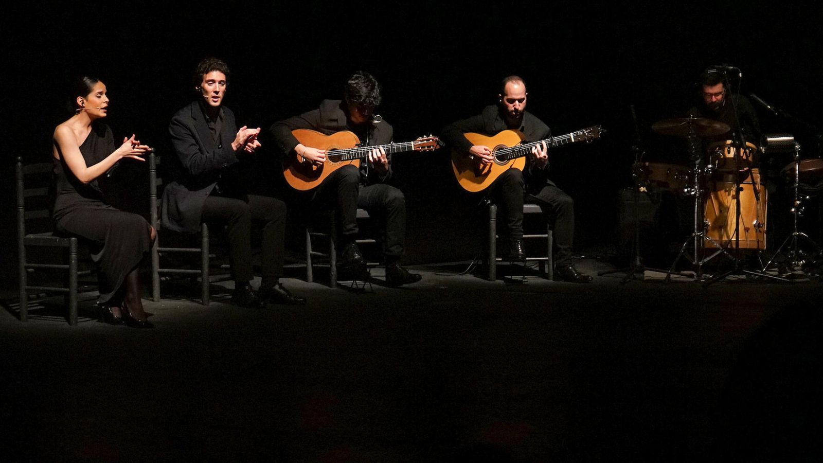 El cuadro musical que acompañó a Macarena López
