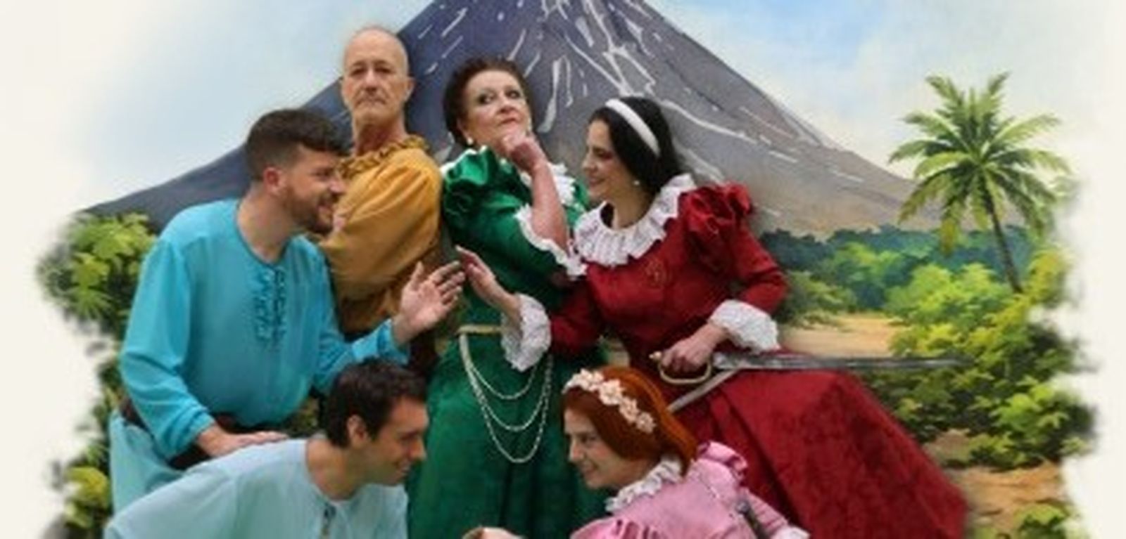 Cartel de la obra de teatro que se representa en Vera.