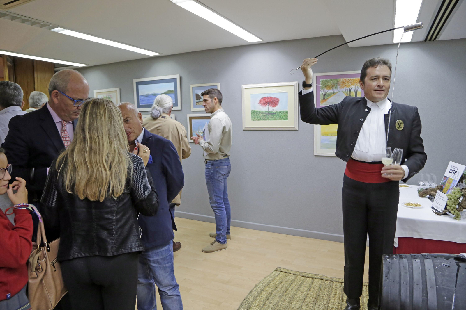 Inauguración de la exposición 'Ictus y Arte' en sala Arte a Diario