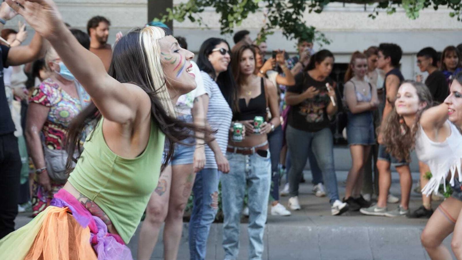 Trascurso de la manifestación del Orgullo del 28 de junio