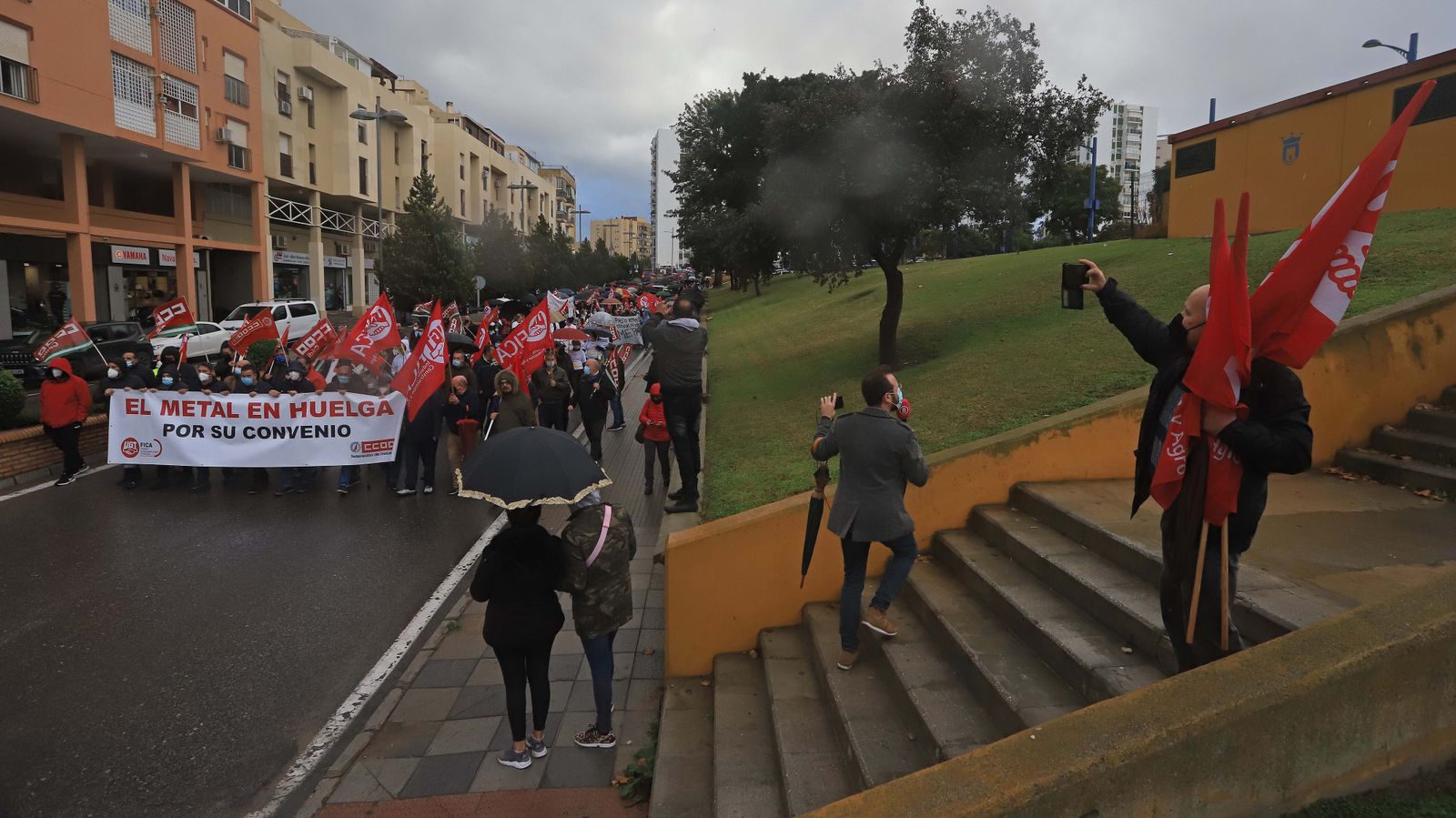 Fotos de la manifestación del metal en Algeciras