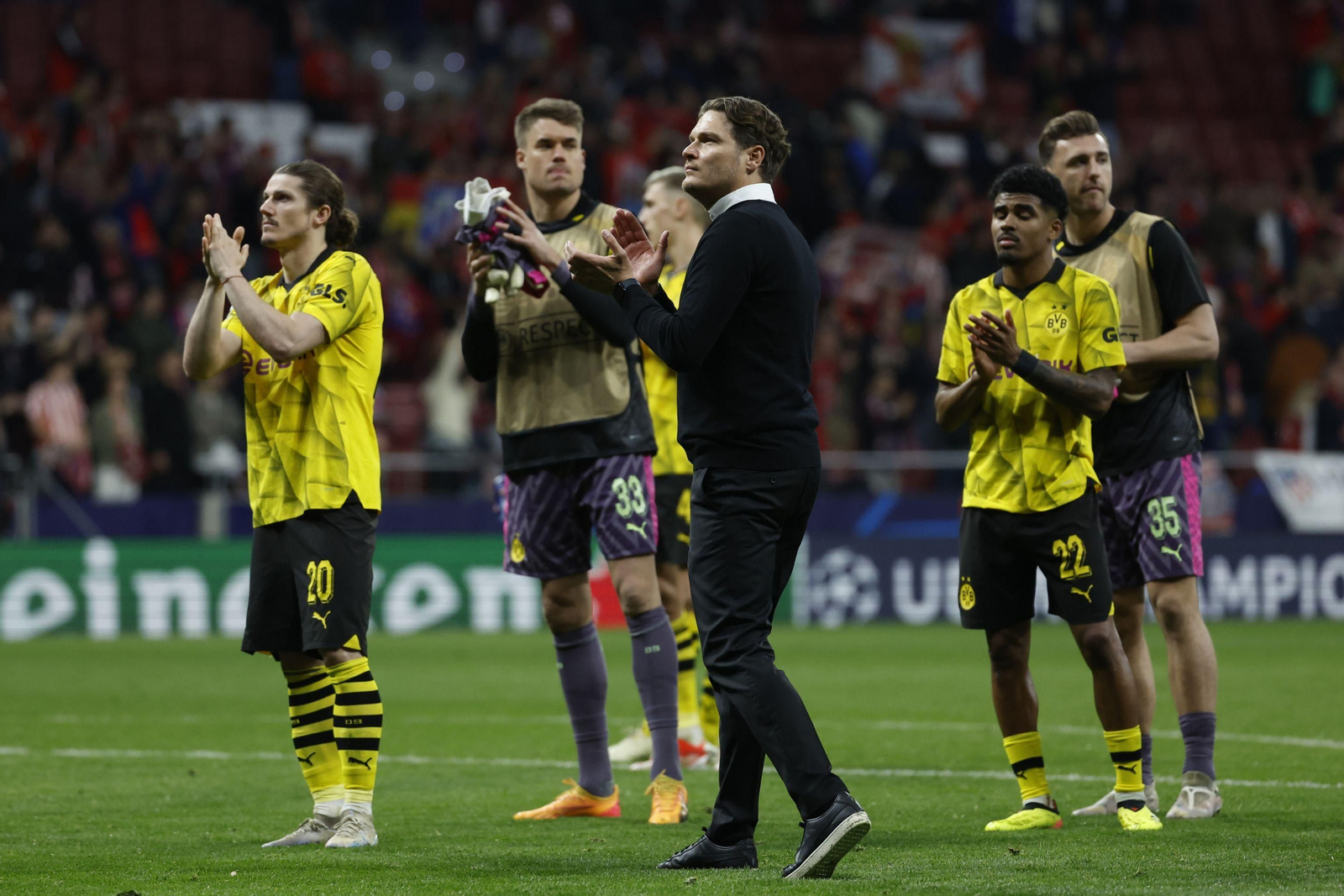 El Atlético de Madrid - Borussia Dortmund, en fotos