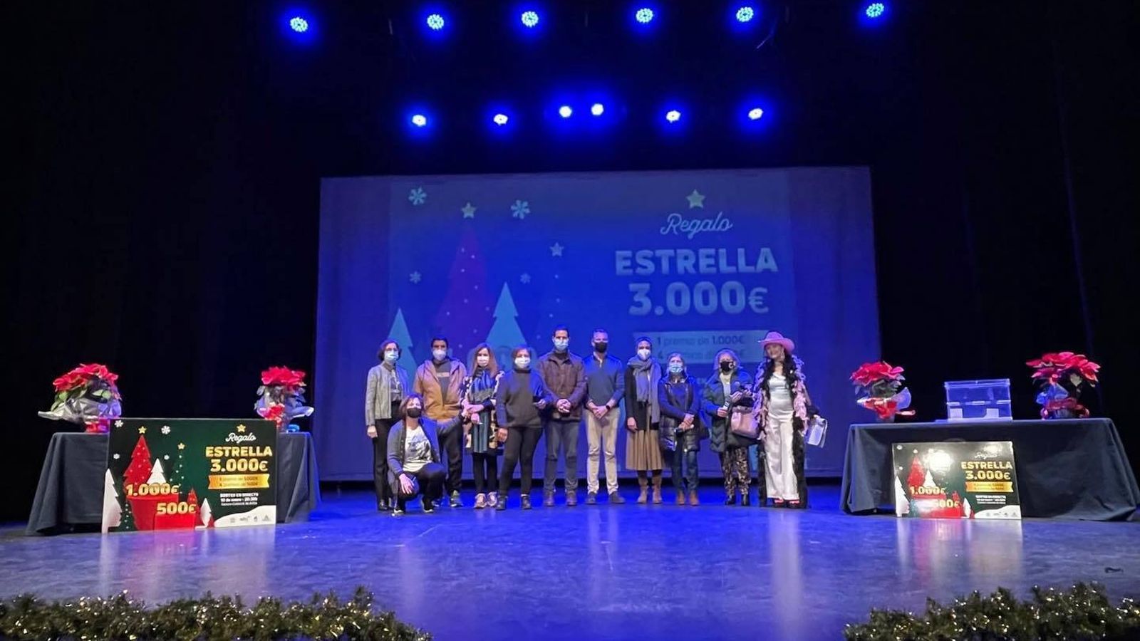 Los ganadores del sorteo del año pasado.