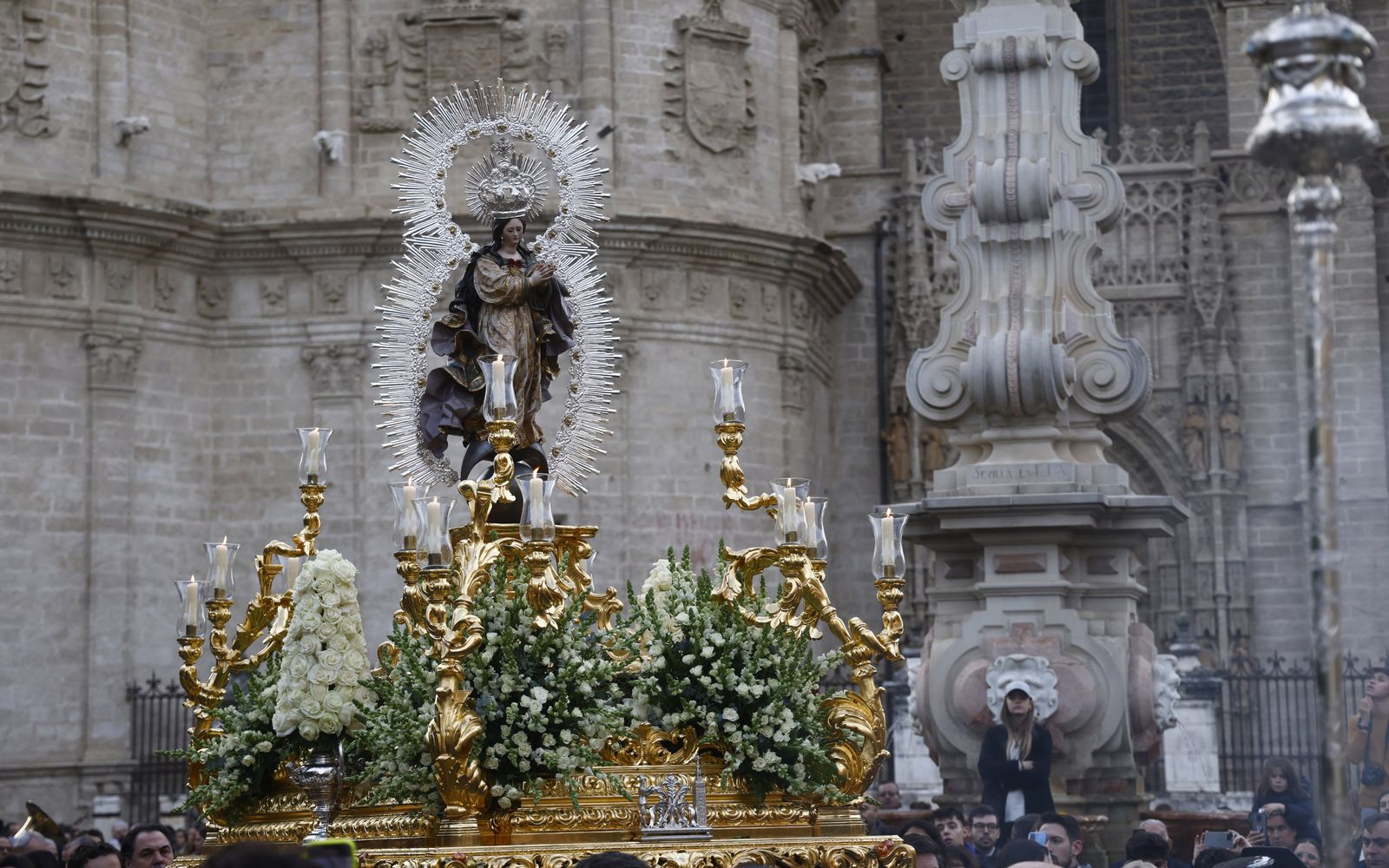 Las imágenes de la procesión de la Virgen Inmaculada Pura y Limpia
