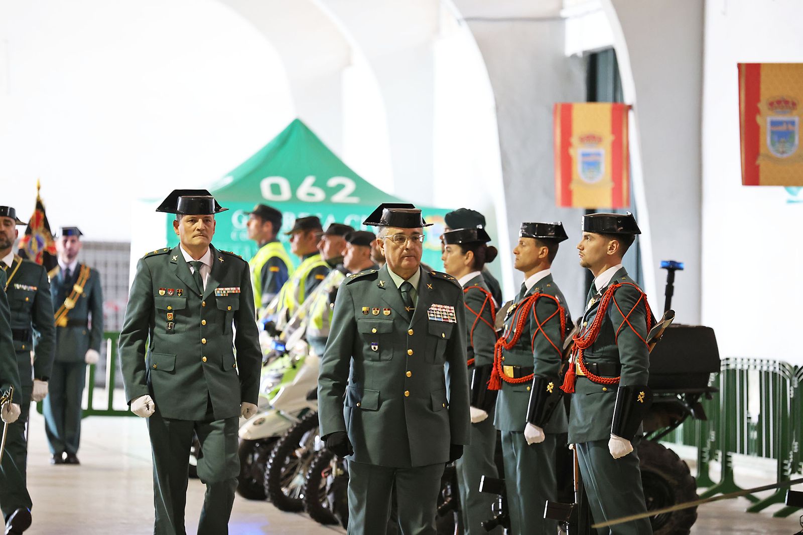 Imágenes de la jura del cargo de Julio Serrano Checa como Jefe de la Comandancia de la Guardia Civil de Huelva