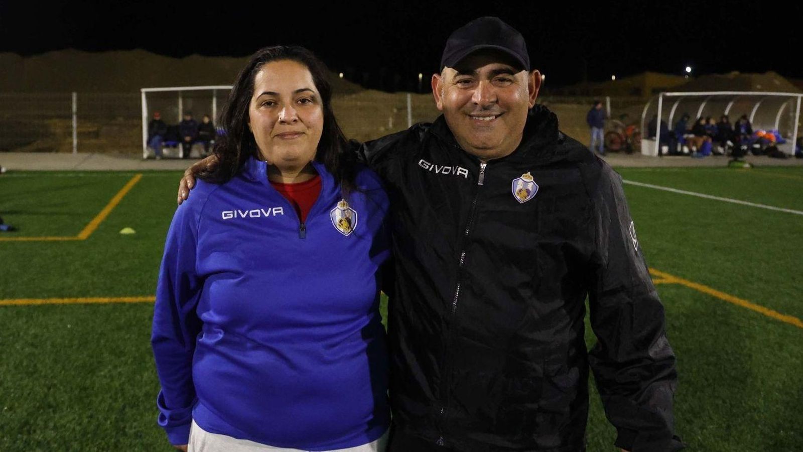 Amalia Duarte y Dani Amaya, los entrenadores del Bolivia