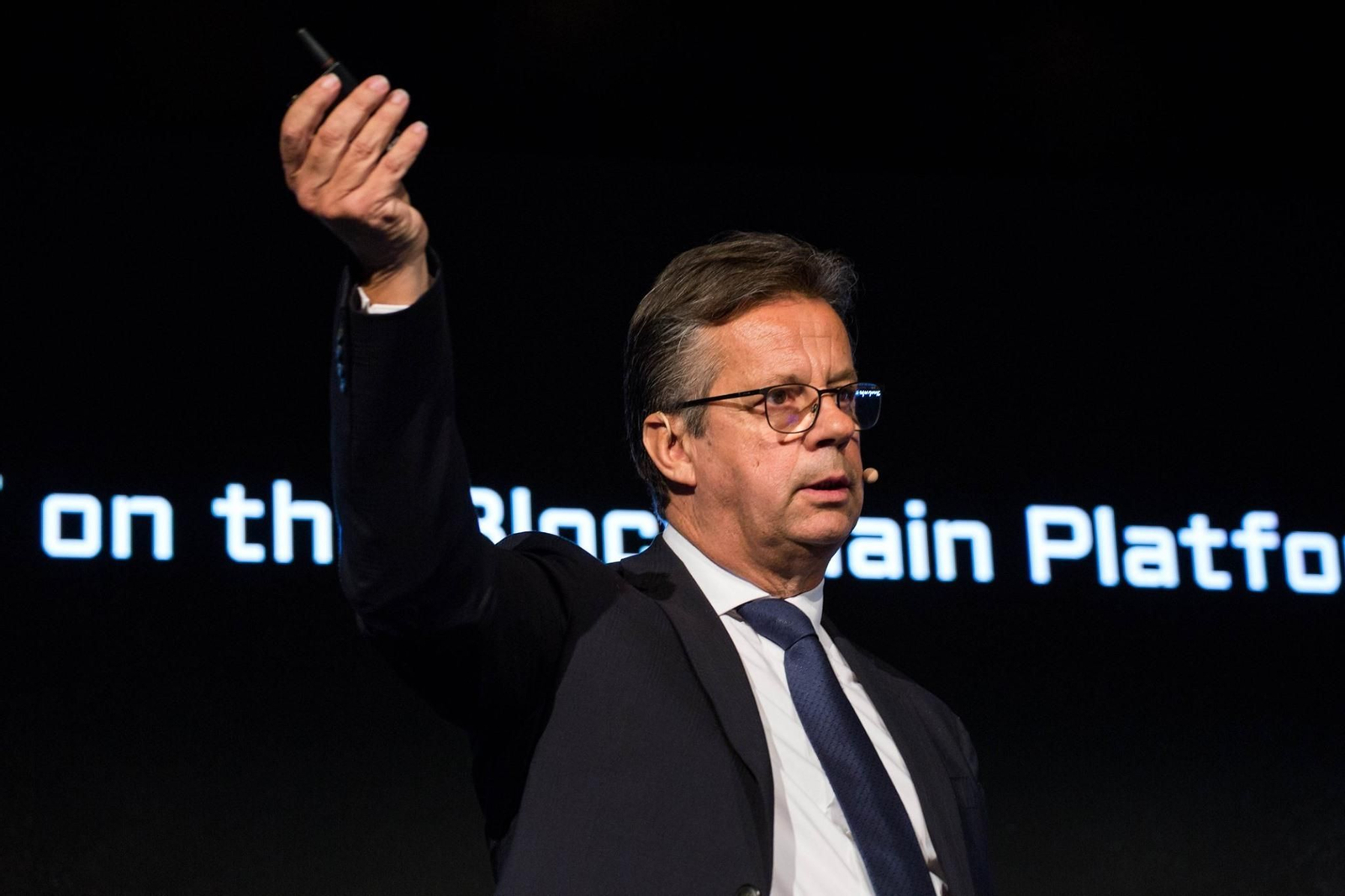 Carlos Moreira, durante una conferencia