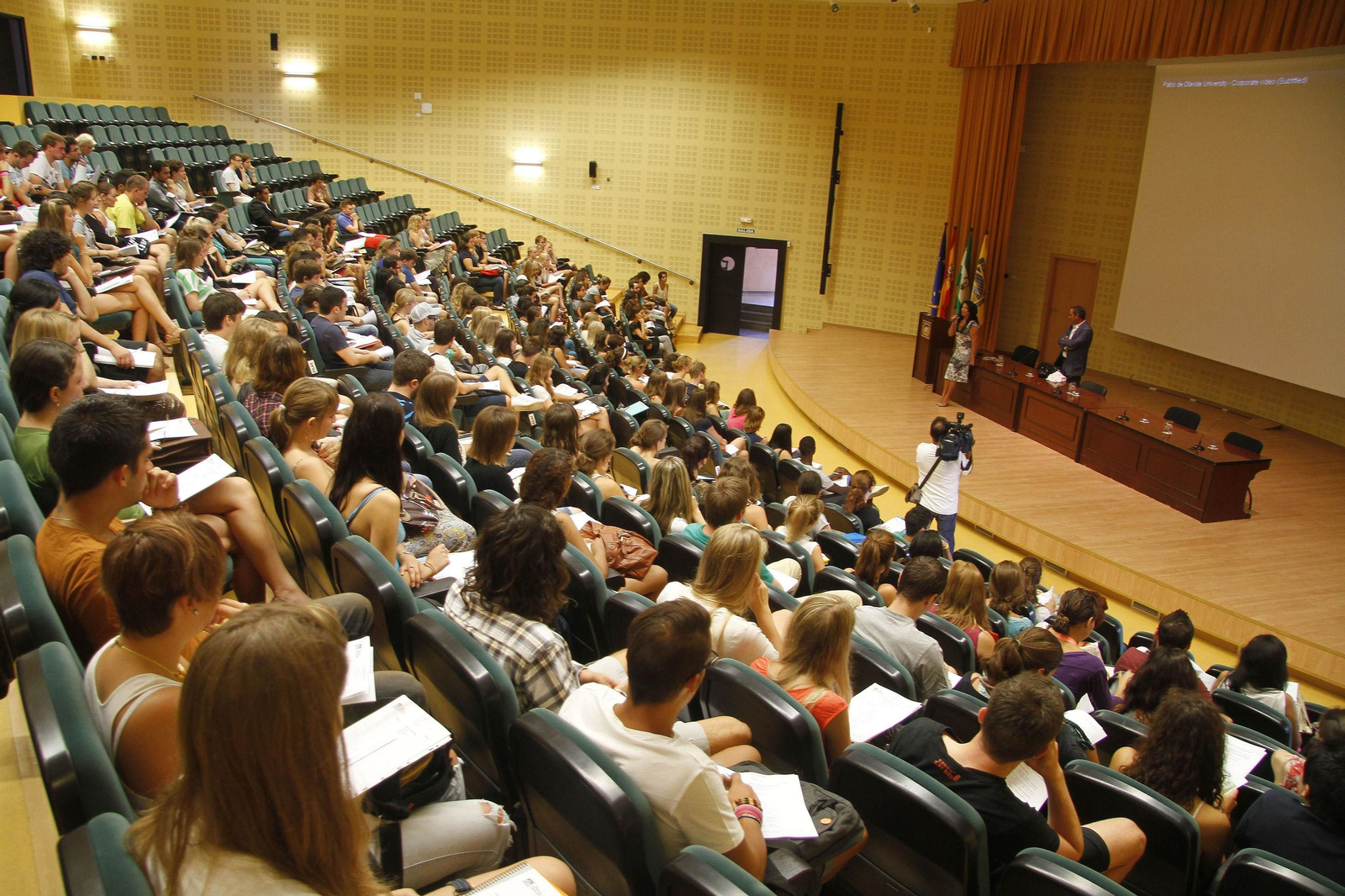 El Paraninfo de la Universidad Pablo de Olavide, donde tendrá lugar el Congreso.
