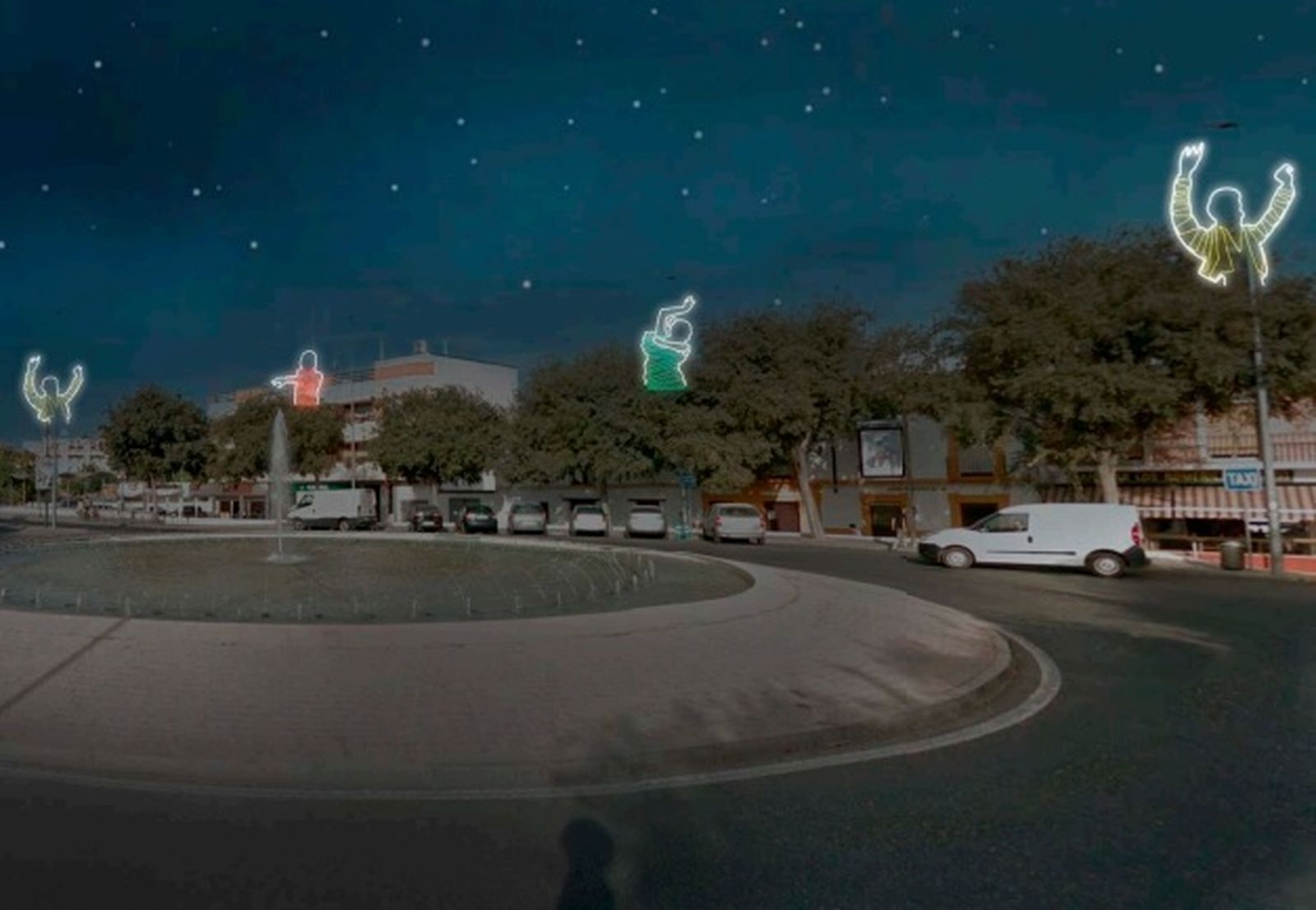 Así será la nueva iluminación de la Feria de Córdoba, en imágenes