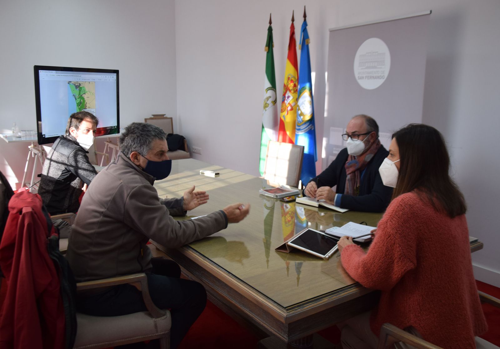 Reunión entre el Ayuntamiento de San Fernando y Ecologista en Acción.