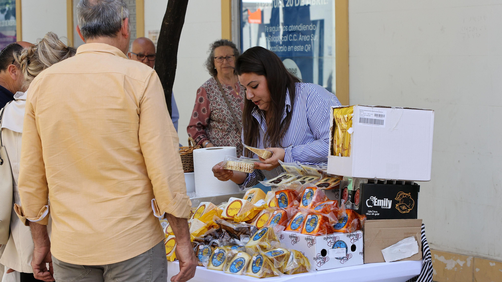El centro de Jerez lleno este sábado
