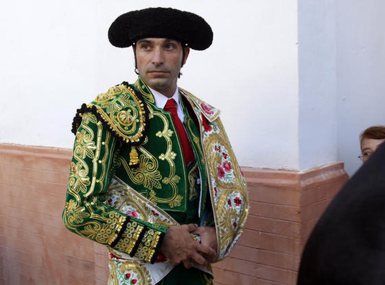 Javier Conde, dispuesto al paseillo. 

Foto: Migue Fernandez