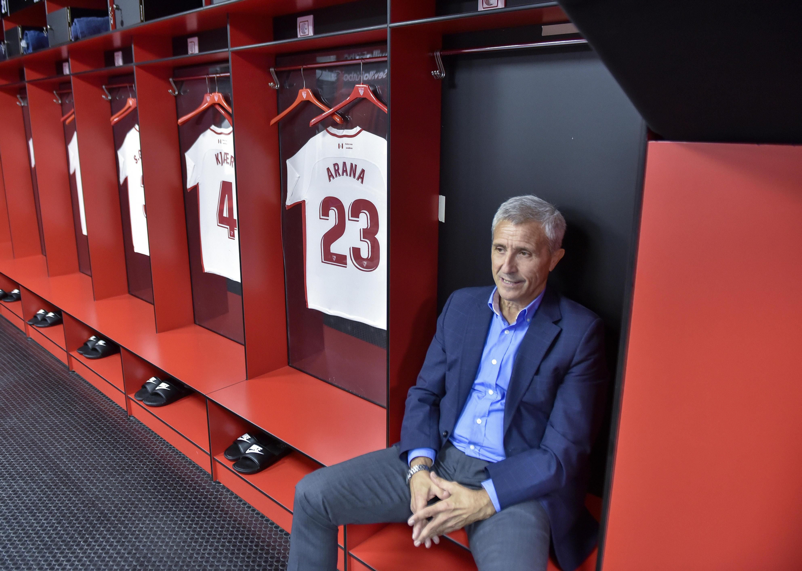 Pablo Blanco,  dorsal de leyenda del Sevilla