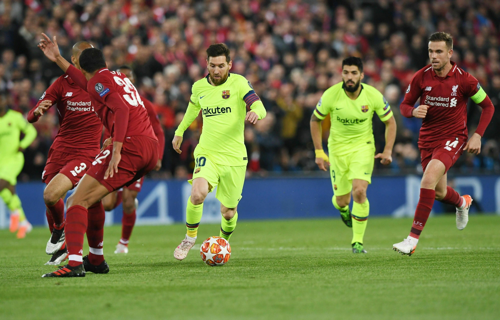 Las imágenes del Liverpool-Barcelona de Champions