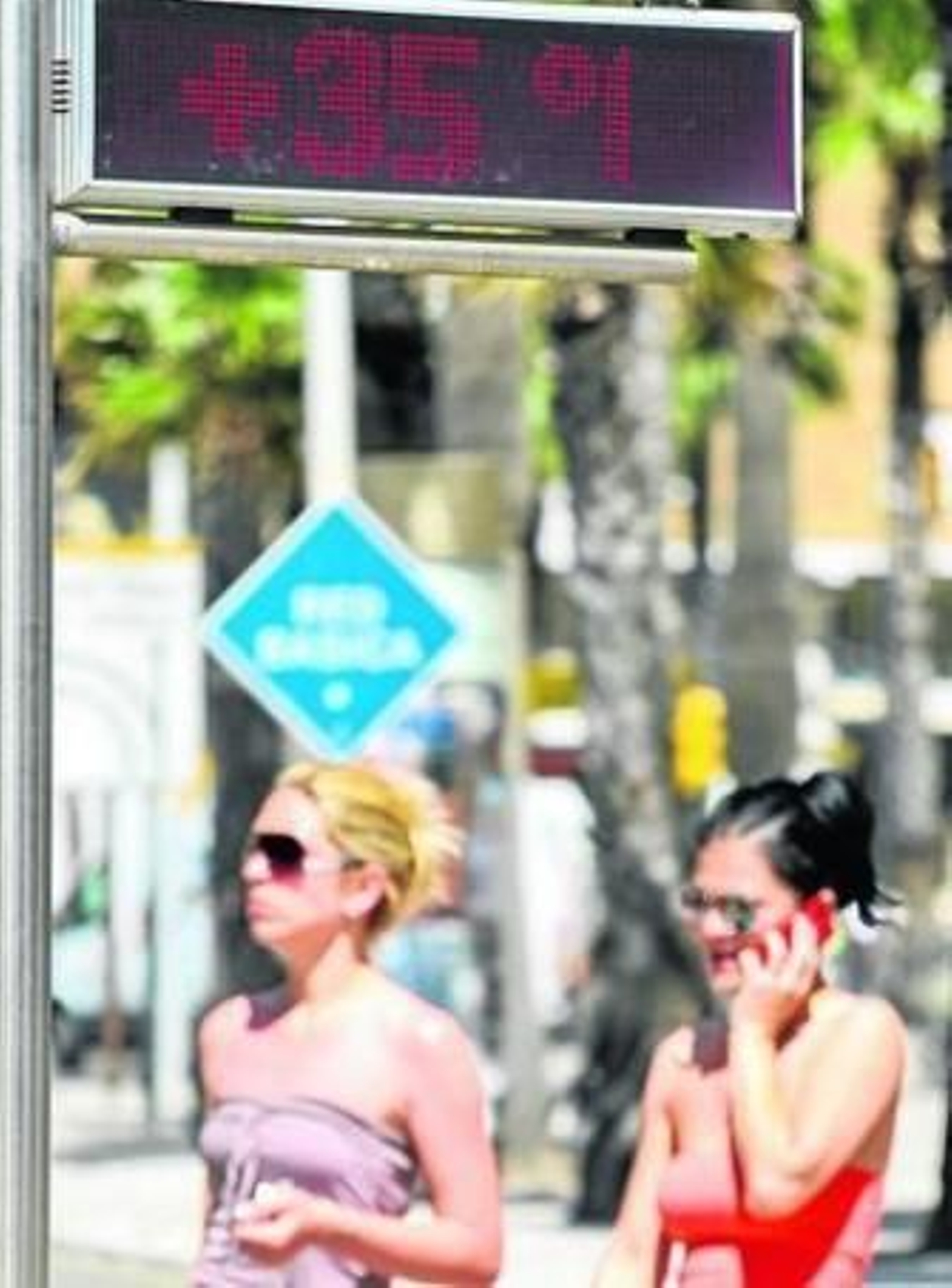 Temperatura alcanzada el pasado mes de mayo en la capital.