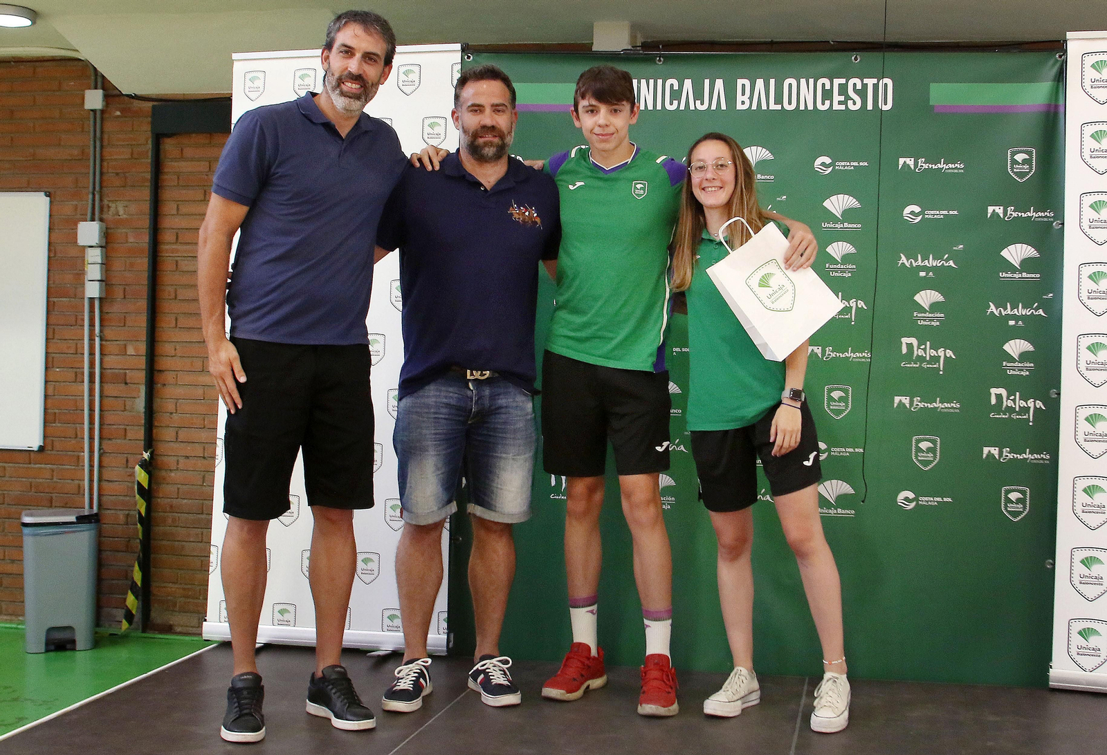 Fiesta de fin de temporada de la cantera del Unicaja