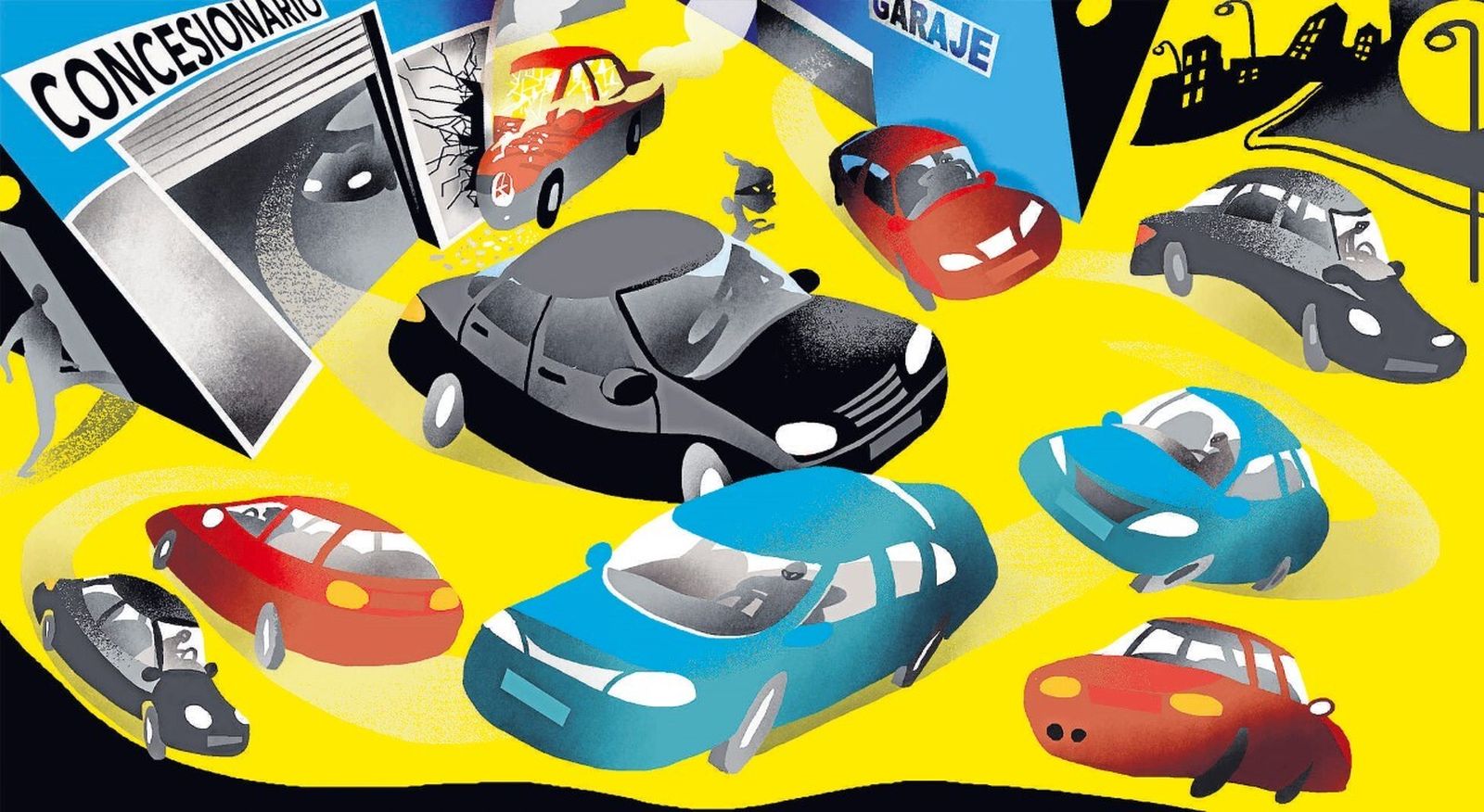 Los ladrones van al concesionario