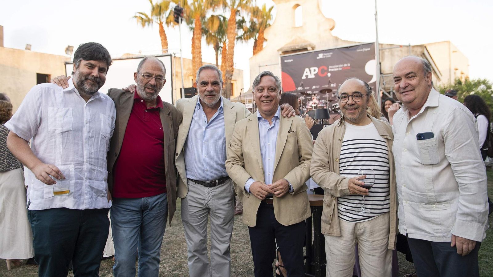 Pepe Baena, Fernando Santiago, Salvador Celada, Óscar Torres, Kiki Hernández y Pelayo García Borbolla.