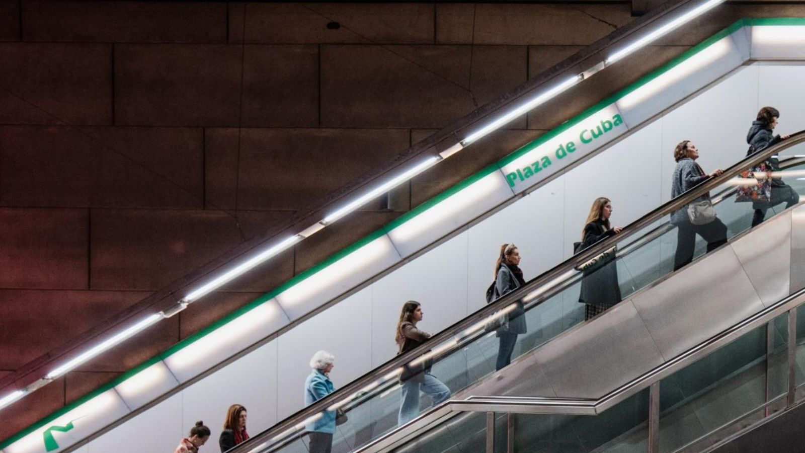 La estación de Plaza de Cuba.