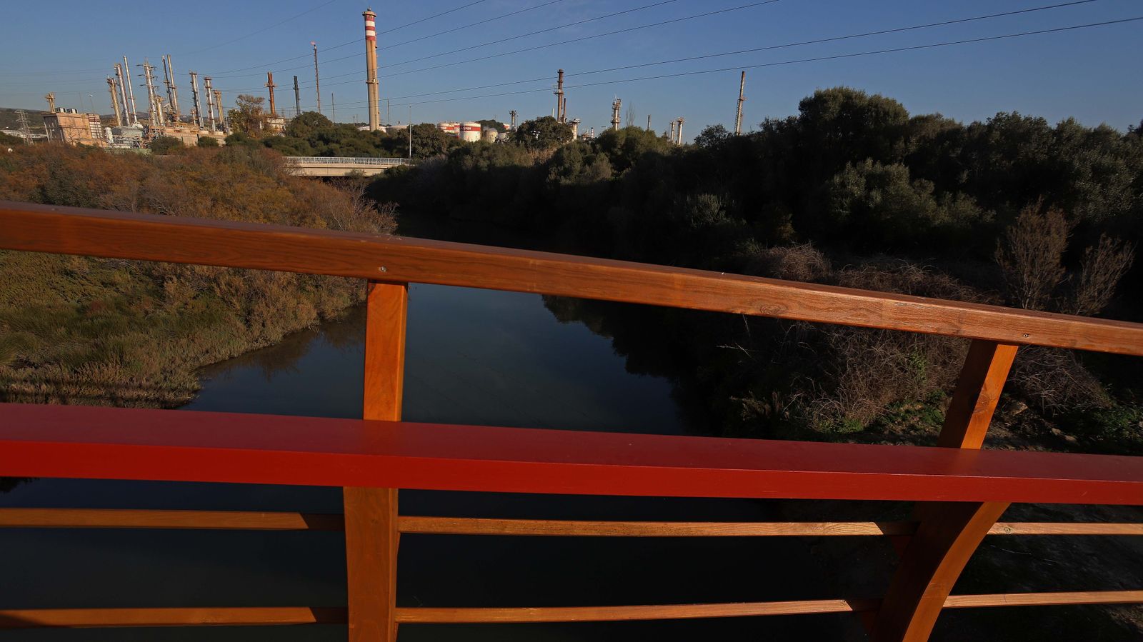 Sendero del arroyo de la Madre Vieja en San Roque