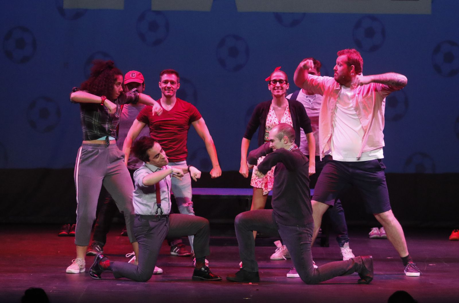 Un momento del musical 'Los futbolísimos'.