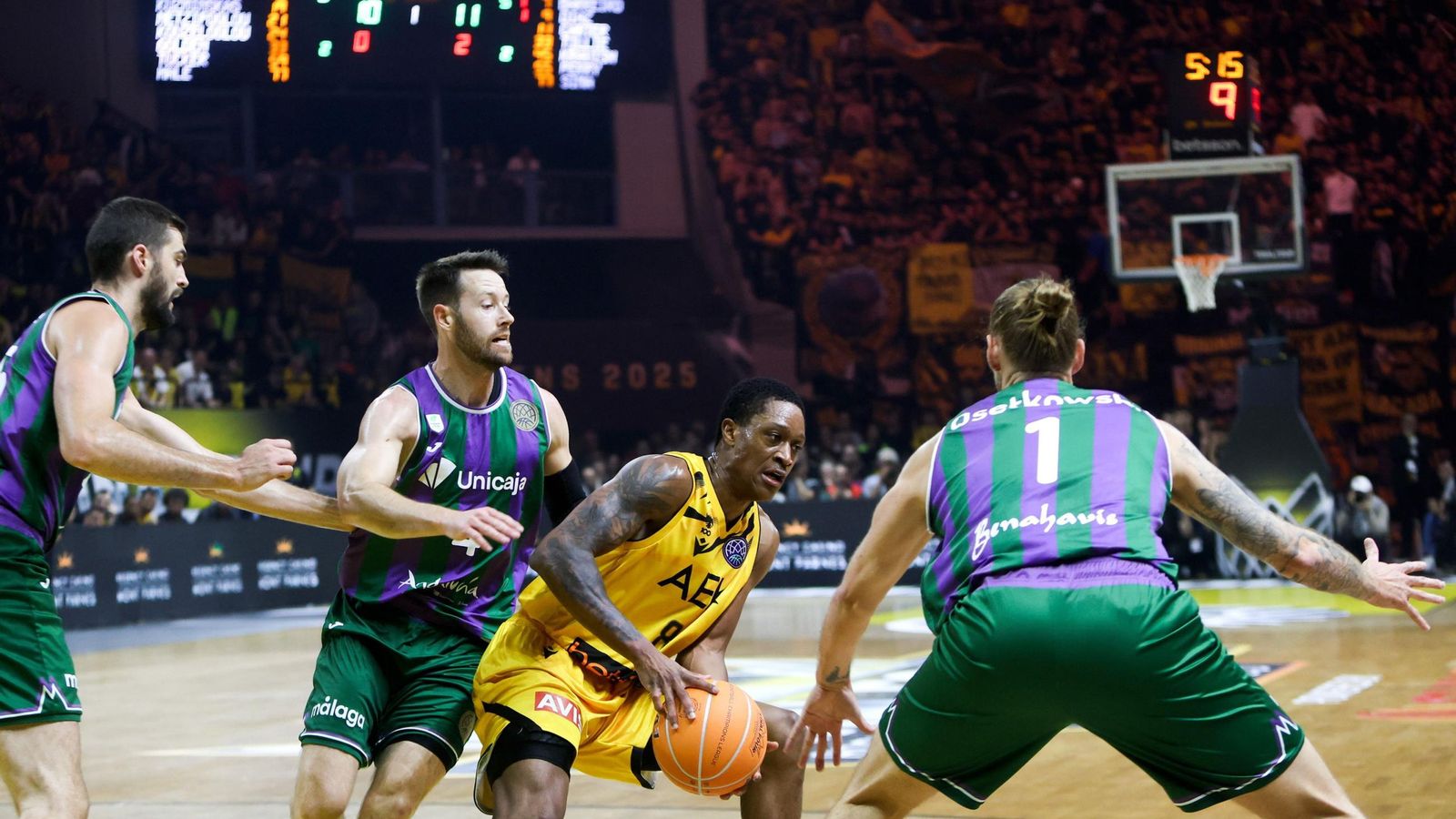 Las fotos del AEK Atenas-Unicaja de la Final Four de la Basketball Champions League