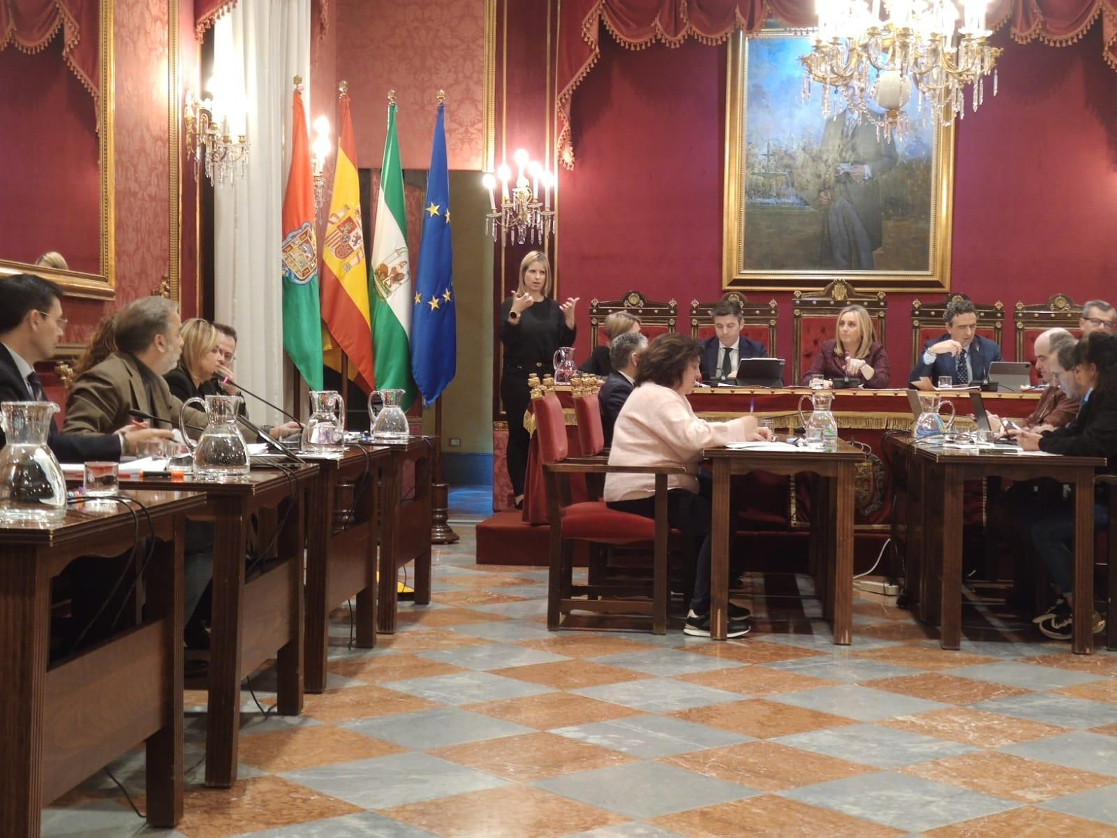 Pleno del Ayuntamiento de Granada de febrero.