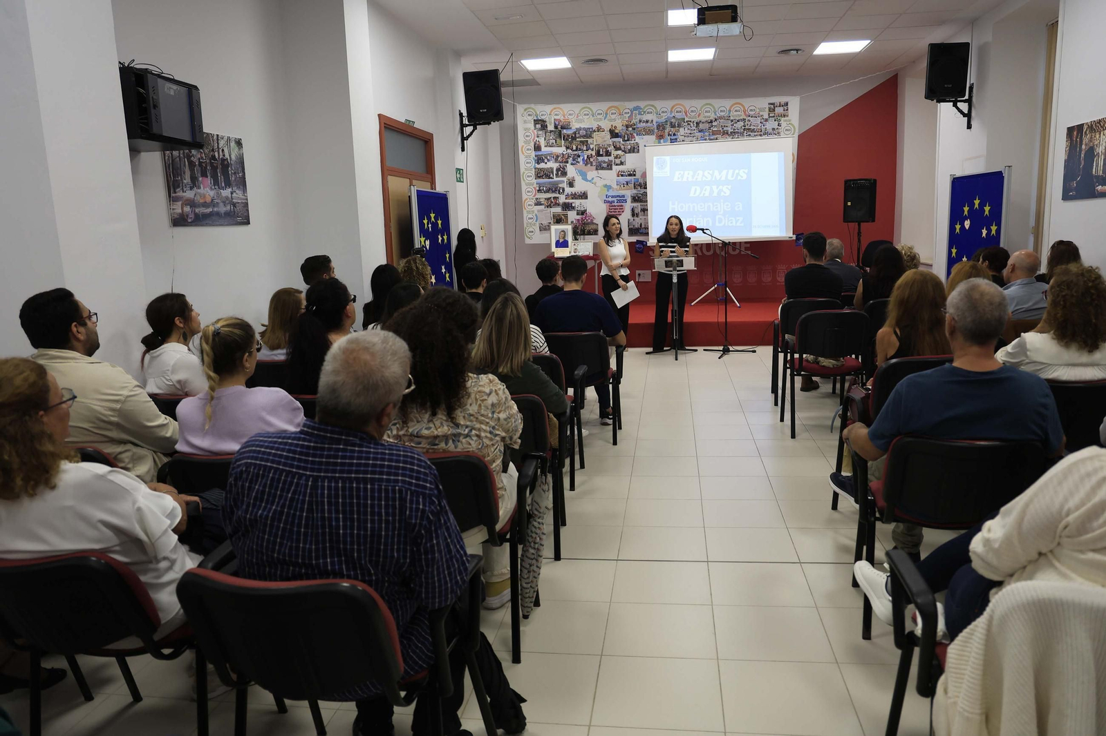 Las fotos del homenaje póstumo a Marian Díaz, directora de la Escuela Oficial de Idiomas de San Roque