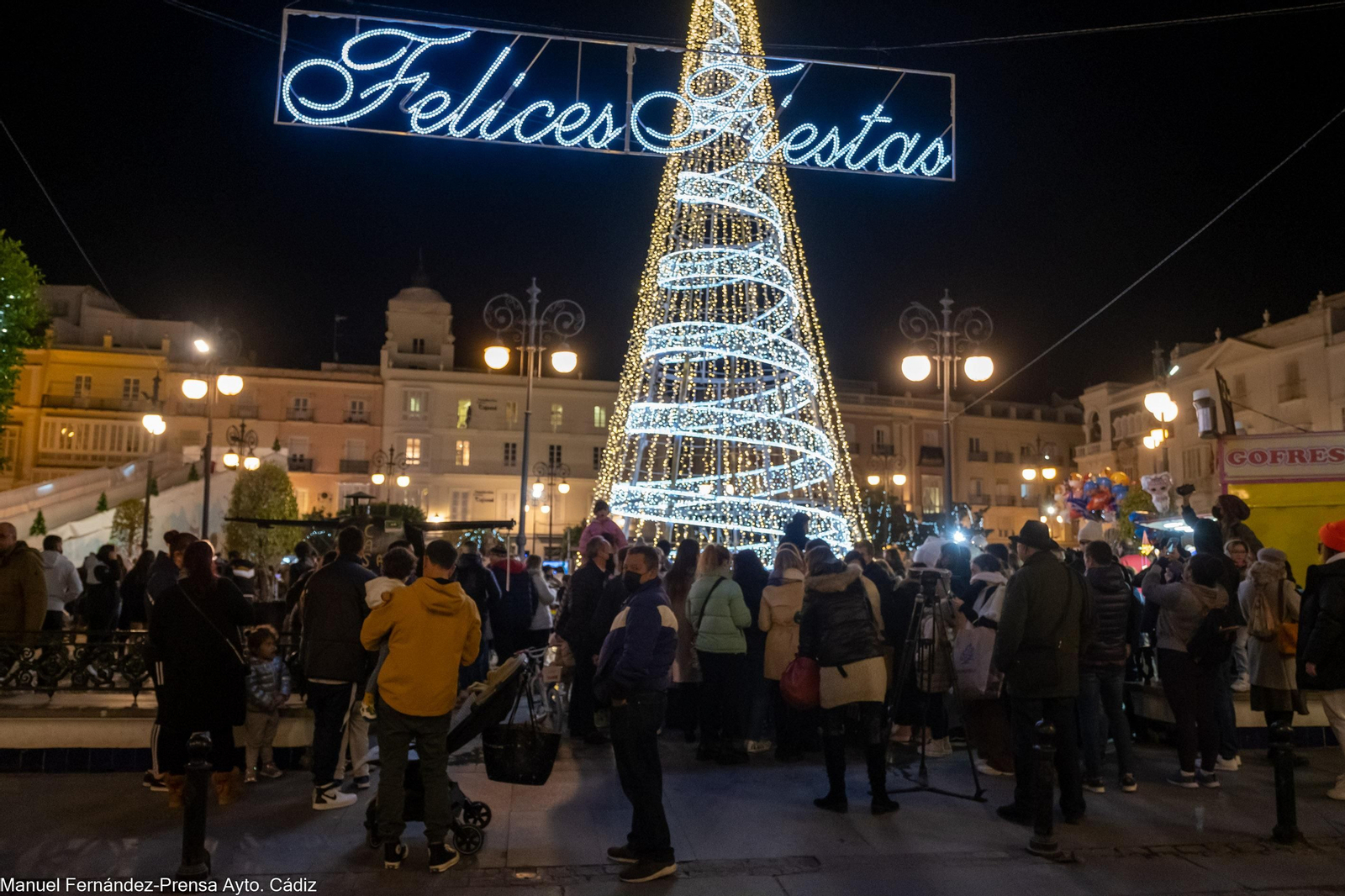 Cádiz se ilumina por Navidad