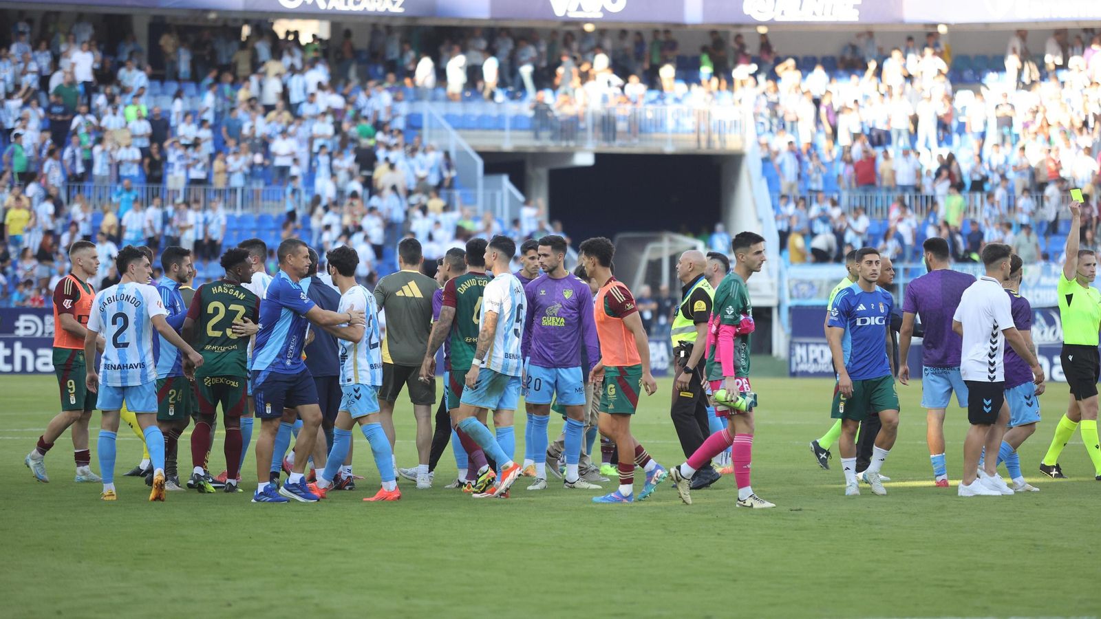 El Málaga CF-Real Oviedo, en fotos