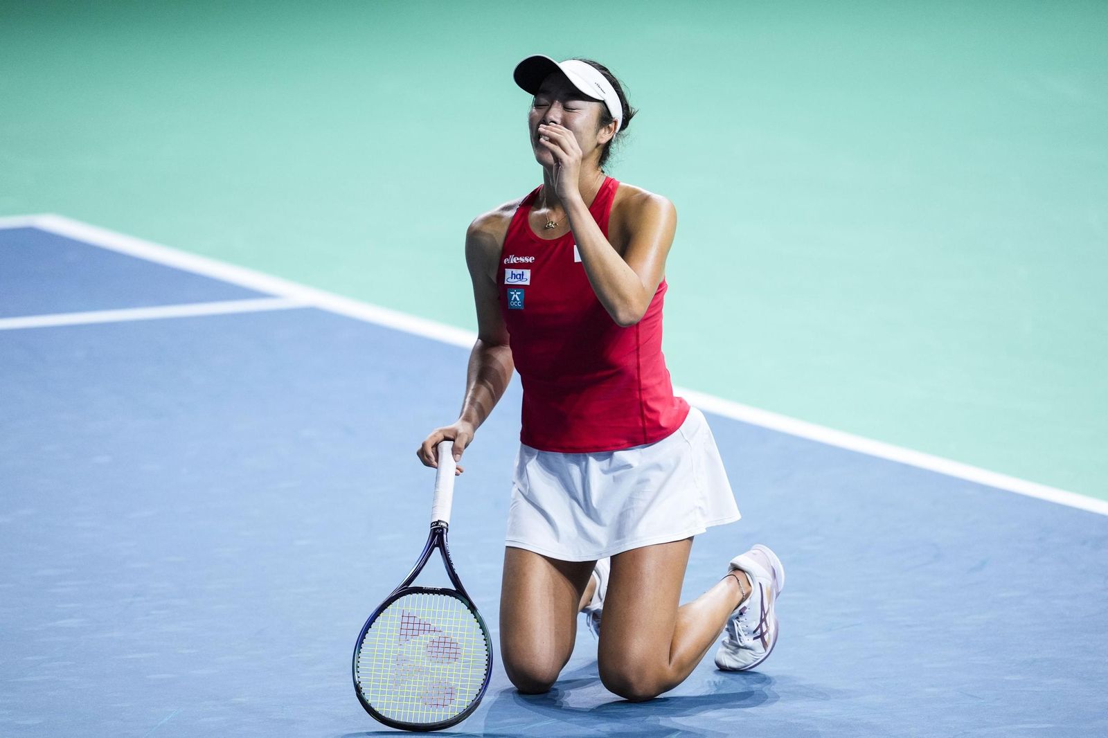 El Italia-Japón de la Billie Jean King en Málaga, en fotos