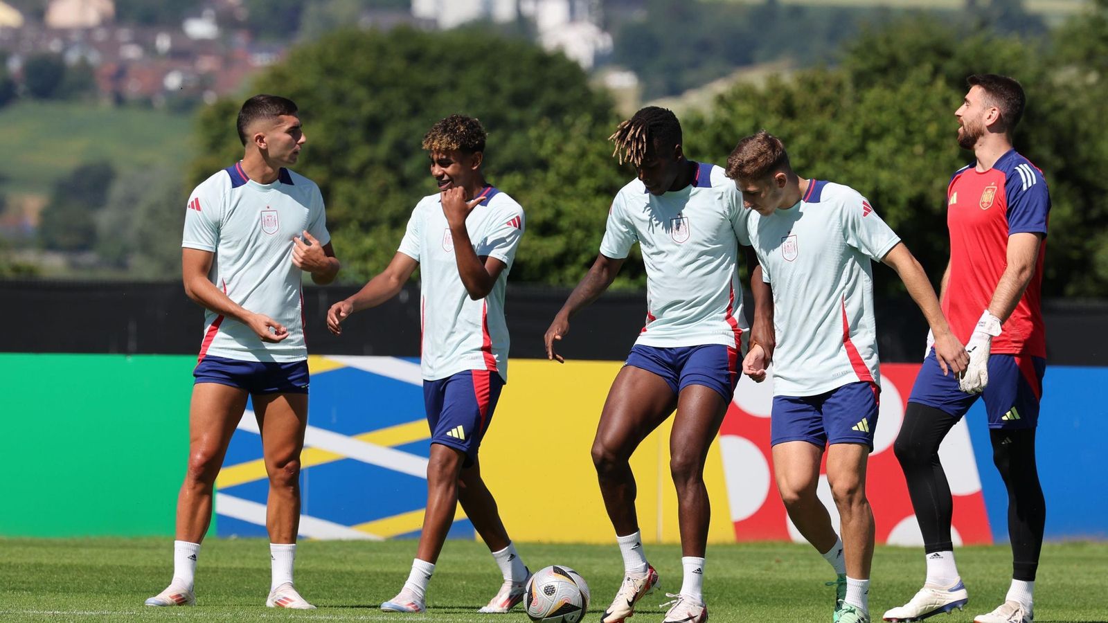 Las fotos de España antes de la semifinal contra Francia