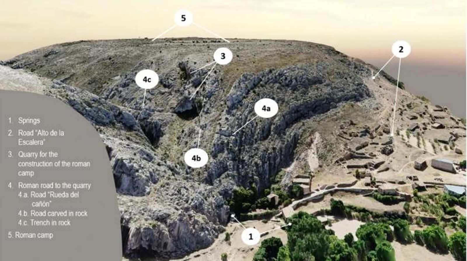 Un campamento romano y una ciudad celtibérica desapercibidos durante dos milenios