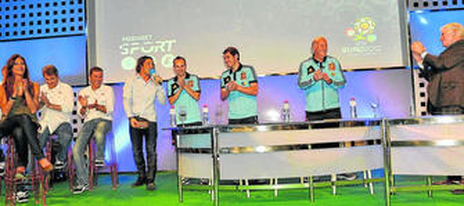 La presentación en Las Rozas contó con David Bisbal, con la coincidencia en el escenario de Sara Carbonero e Íker Casillas.