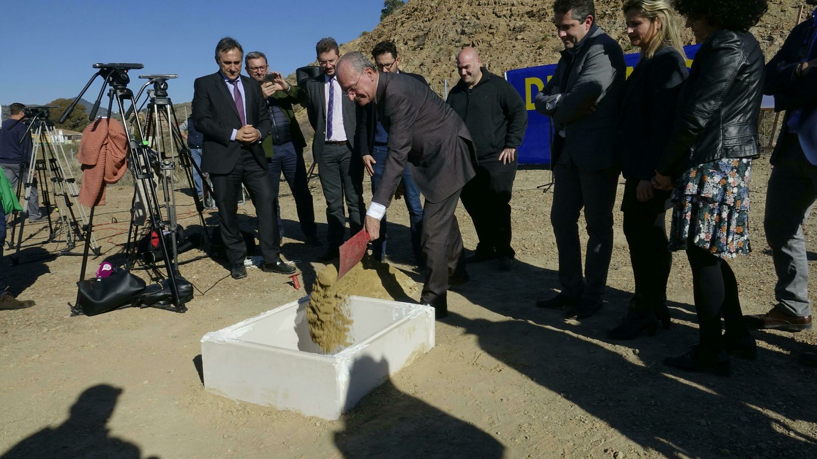 Francisco de la Torre en una promoción de viviendas