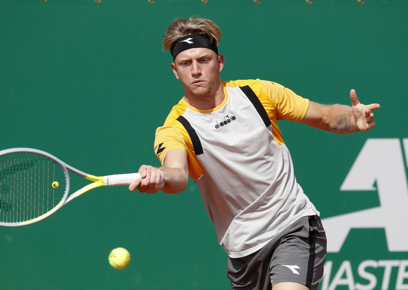 Las fotos de la  victoria de Alejandro Davidovich sobre Lucas Pouille