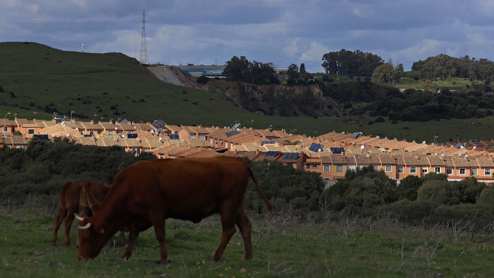 Carretera de Las Pantallas en Algeciras