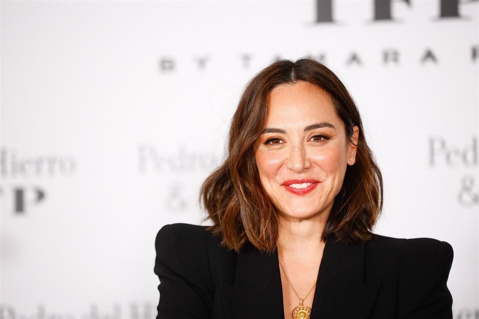 Tamara Falcó, en la presentación de su nueva colección este miércoles.