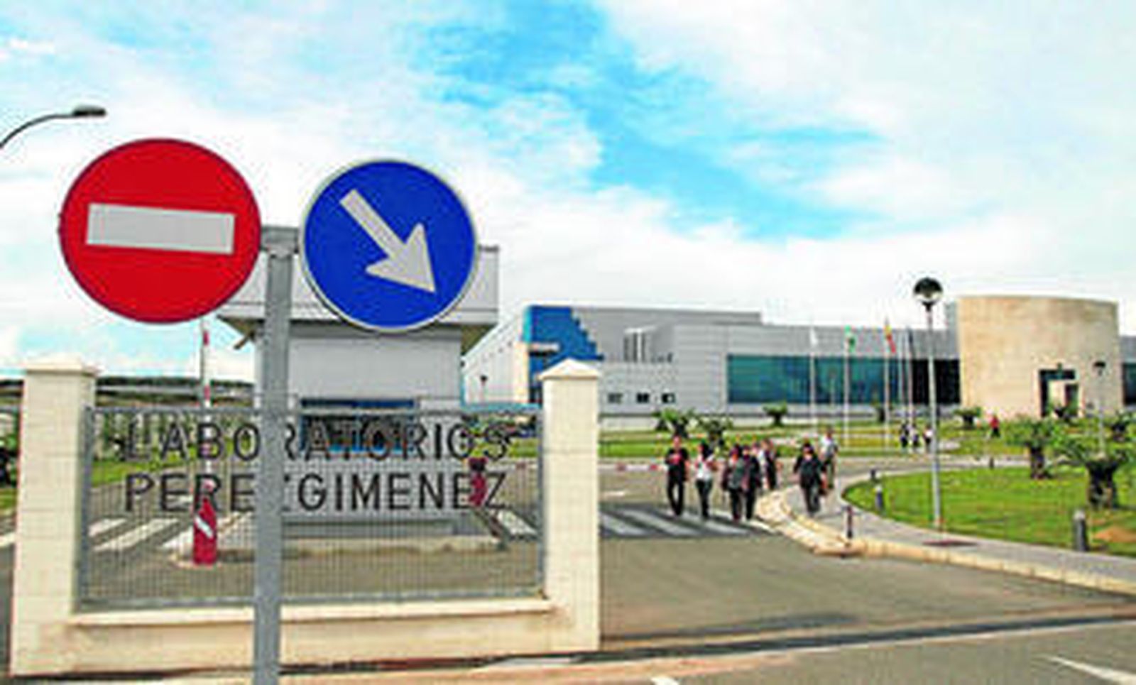 Sede de los laboratorios farmacéuticos.