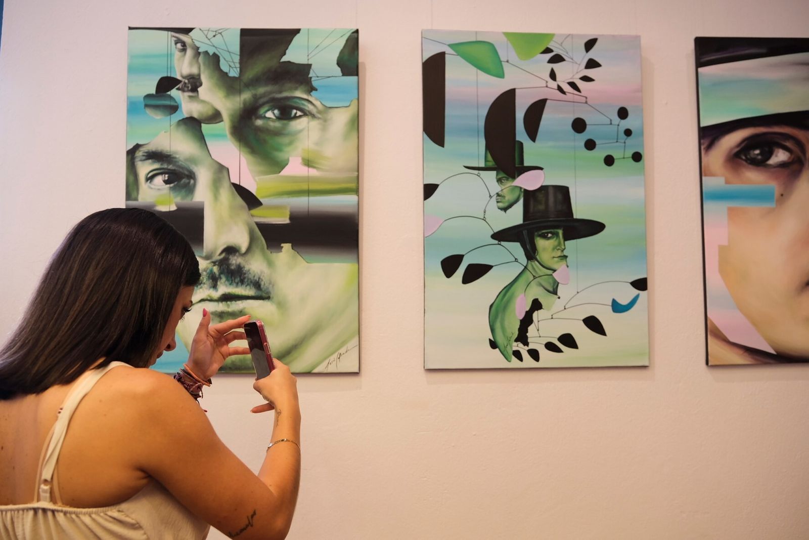 La exposición 'Melancolía', de Jesús Calzada, en el Palacio de Viana de Córdoba, en imágenes